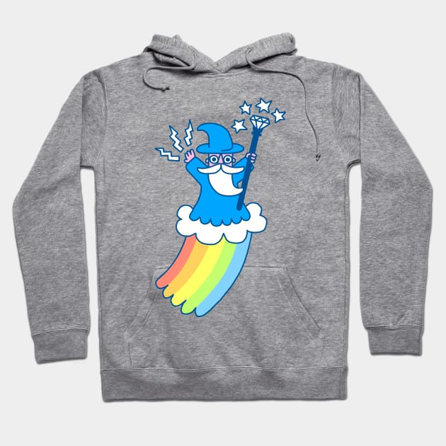 Rainbow Wizard Hoodie by obinsun